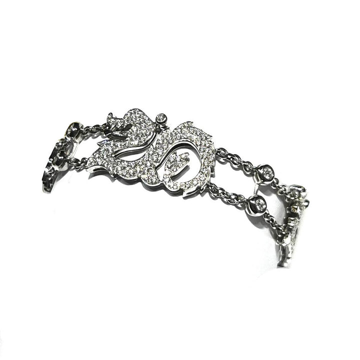 Bracelet Taverna Draghi or blanc 18 carats et diamants 0011BR