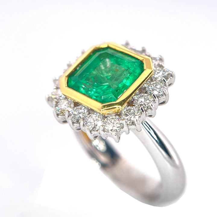 Recarlo Ringing Ring 18kt Emerald und Diamanten