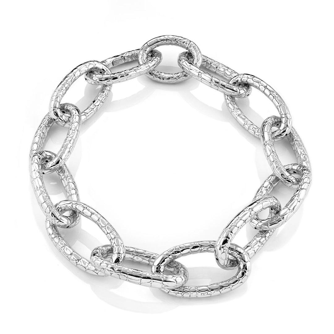Giovanni Raspini grote croco-ketting 7336
