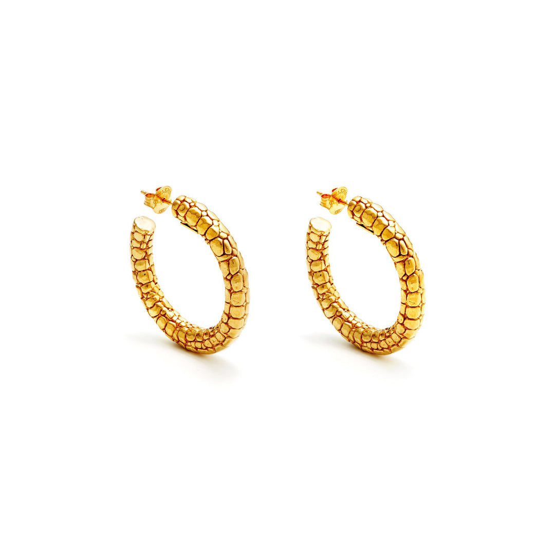 Giovanni Raspini Crocus Circle Earrings 10671