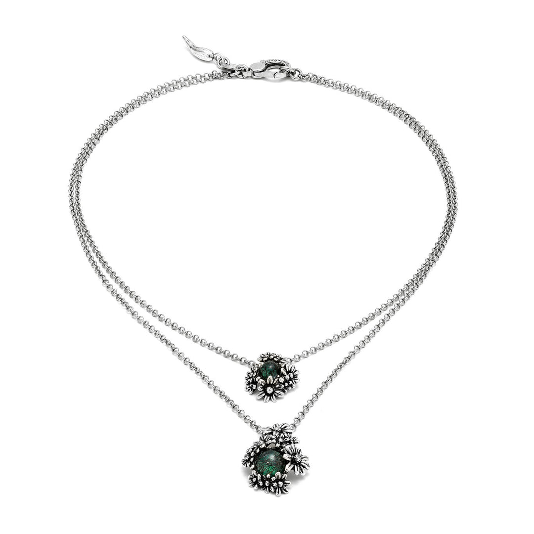 Giovanni Raspini Garden Double Daisy Necklace 11203