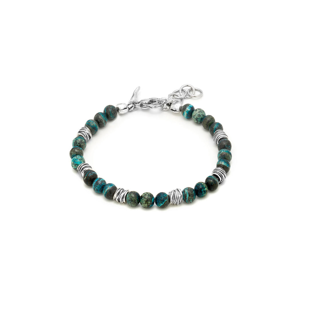 Giovanni Raspini Tango-Armband aus grünem Jaspis 11367