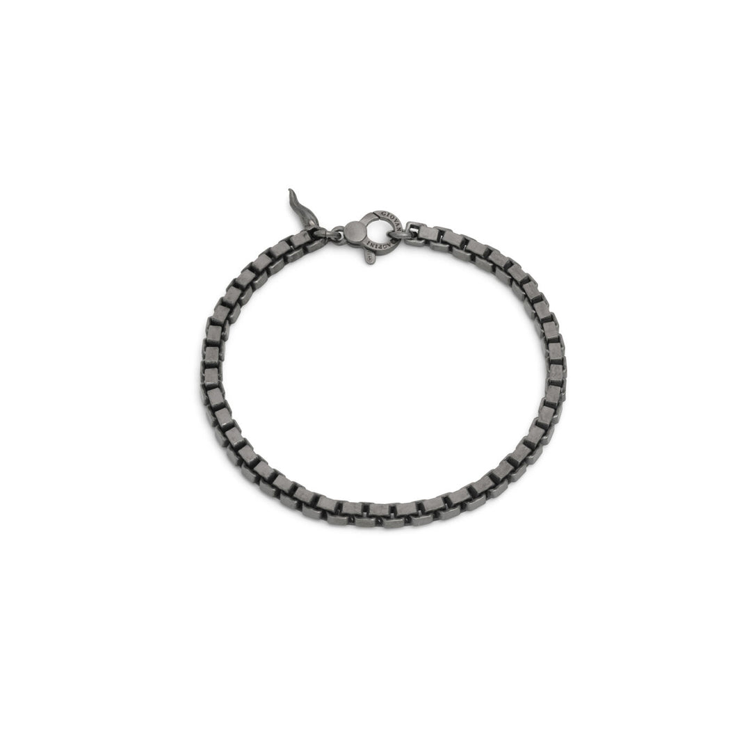 Giovanni Raspini Square Mesh Bracelet Black 12398