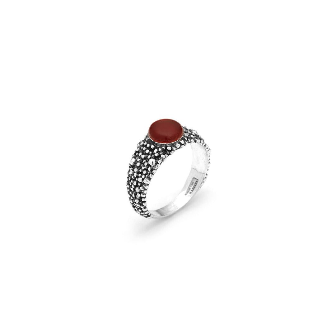 Giovanni Raspini Carnelian Perlage Ring 11802
