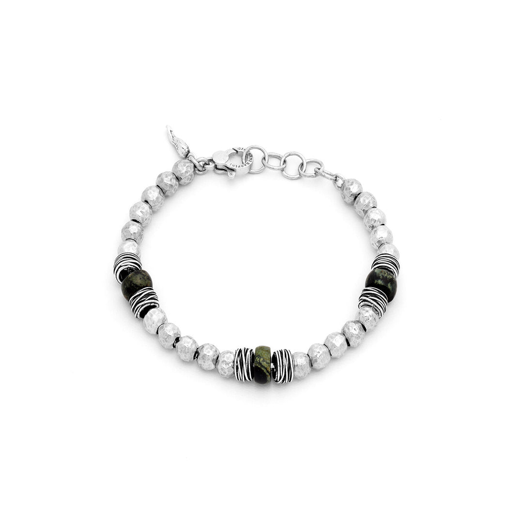 Bracelet Giovanni Raspini avec sphères et fils de Jaspe 11858