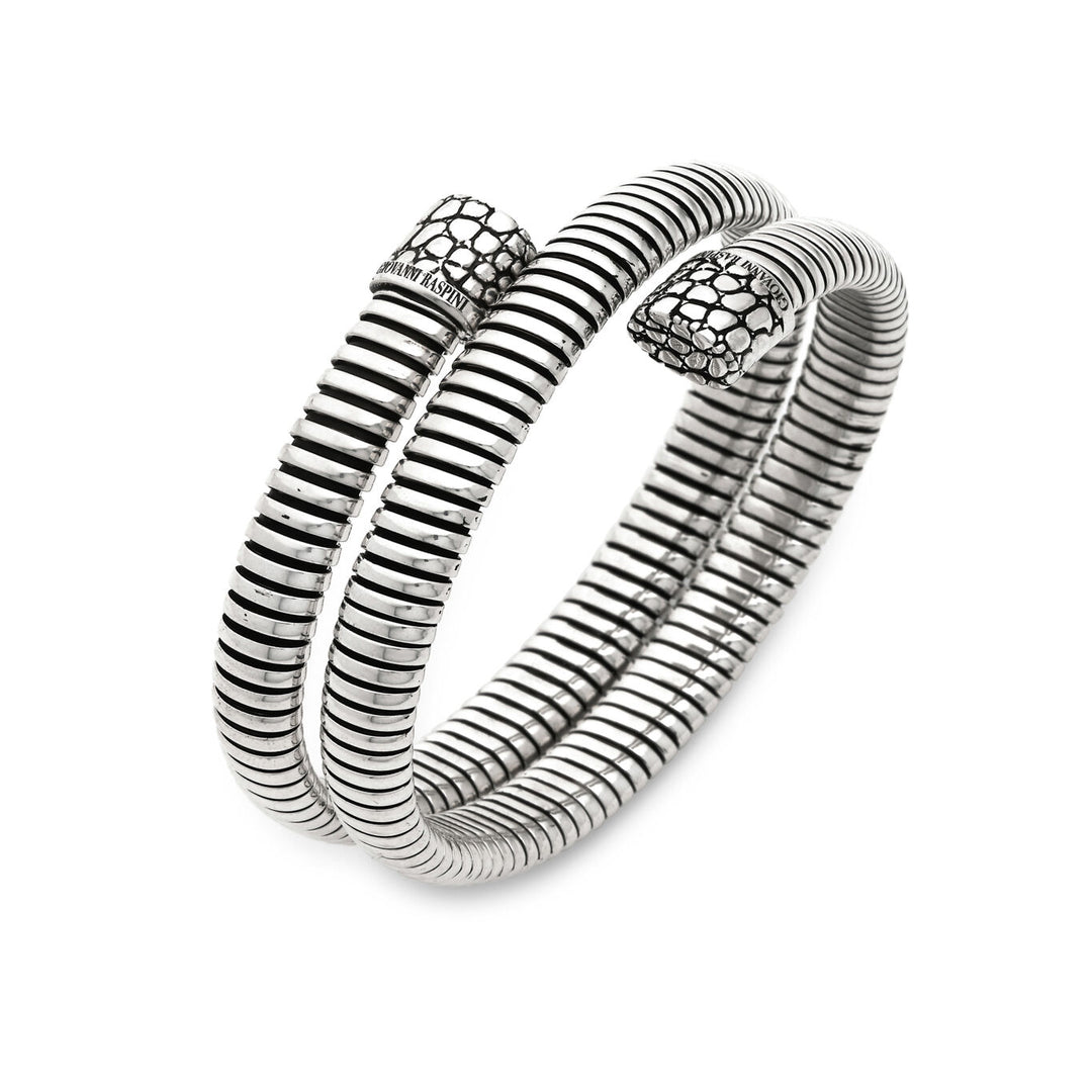 Giovanni Raspini Tubogas Croco Double Bracelet 12327
