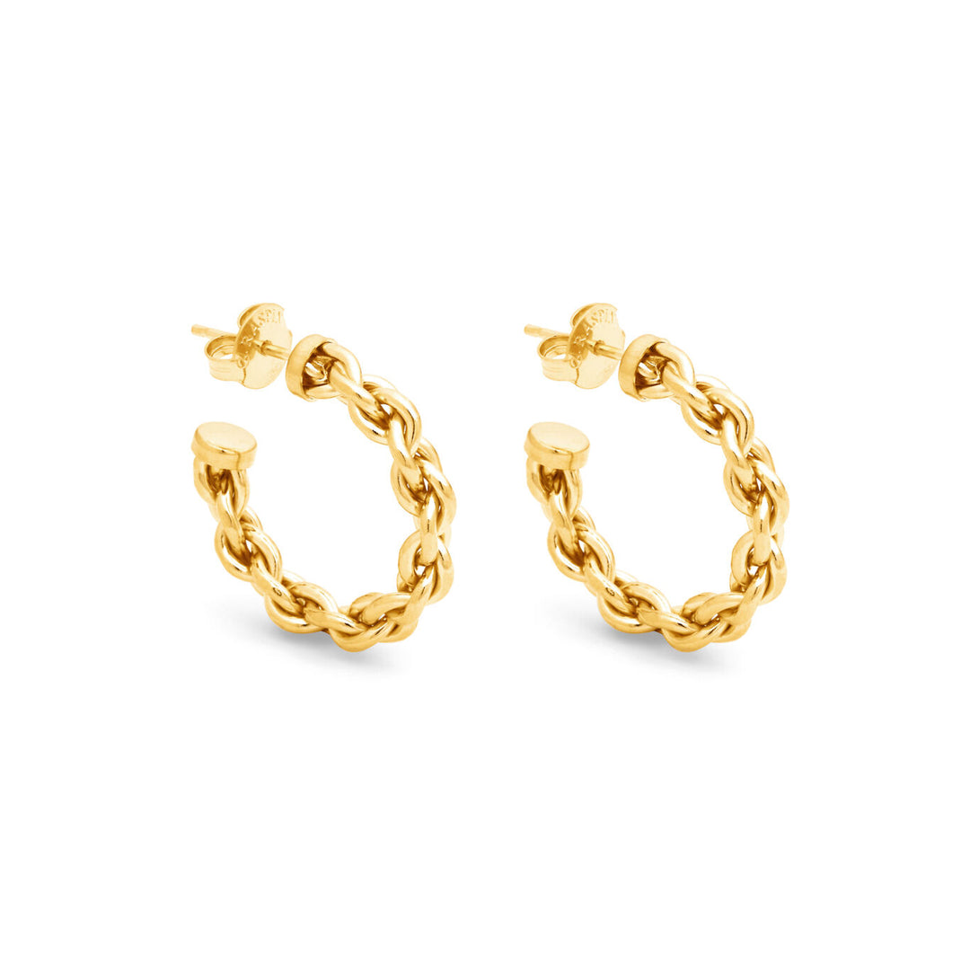Giovanni Raspini Small Chain Circle Earrings 12366