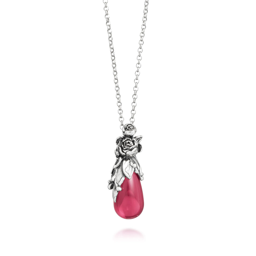 Pendentif goutte pivoine Giovanni Raspini 12420