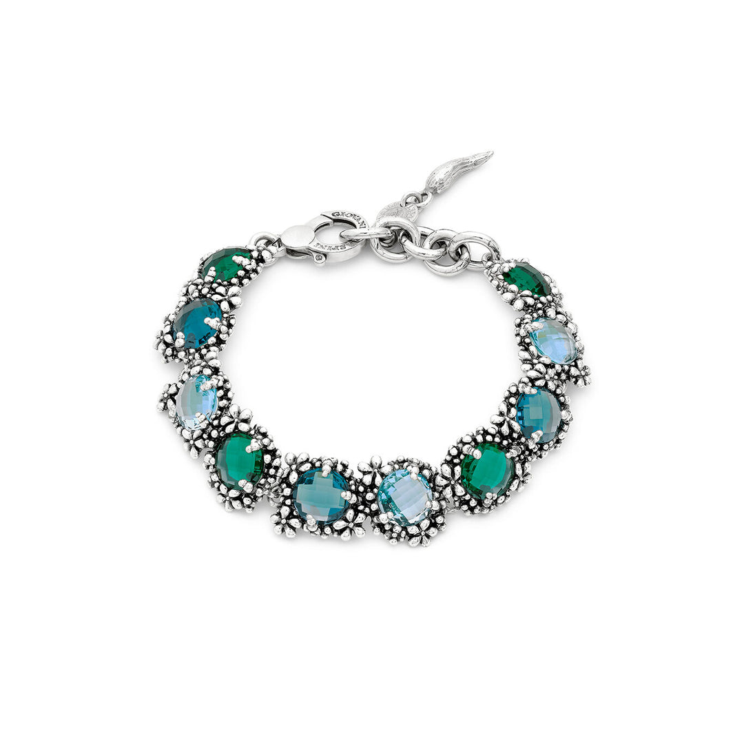 Bracelet lierre bleu Giovanni Raspini 12427
