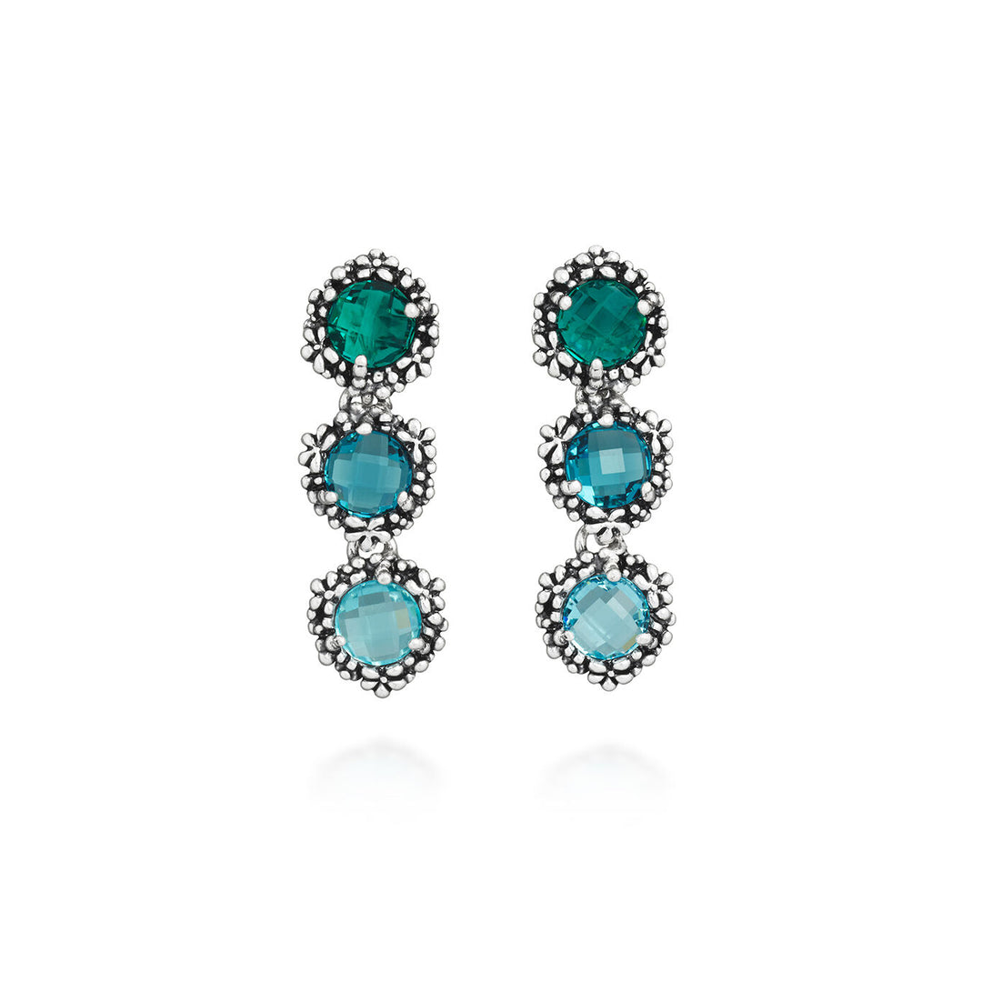 Giovanni Raspini Blue Ivy Waterval Oorbellen 12433