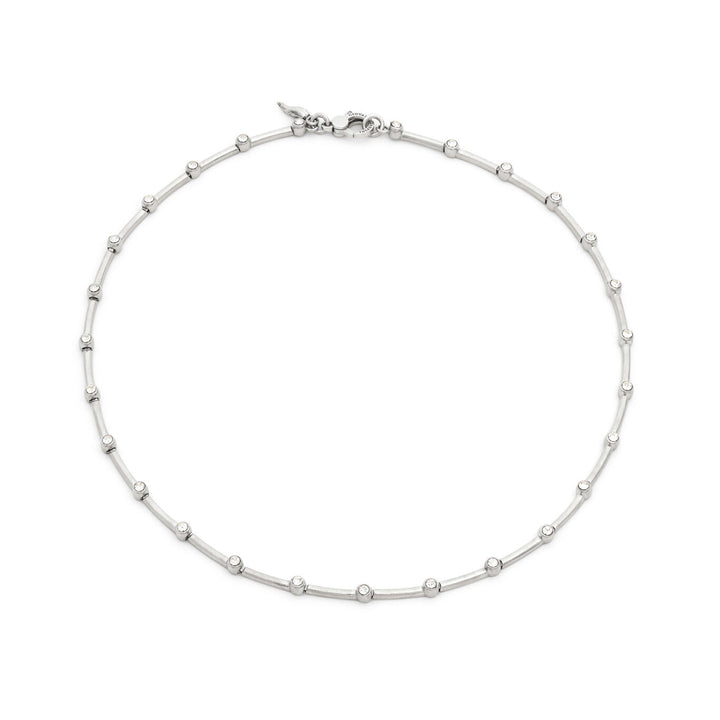 Collier satellite Giovanni Raspini Collier en argent 925 et zircons 12548