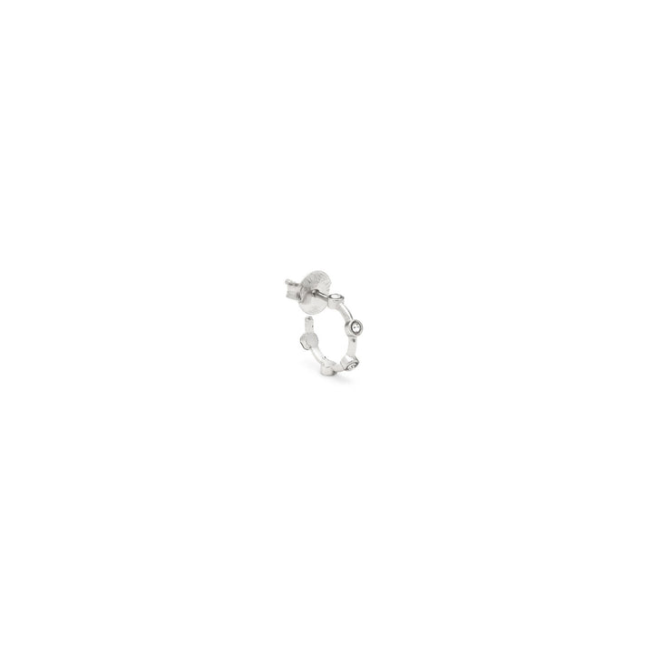 Giovanni Raspini kleiner Satellitenohrring Ohrringe aus 925er Silber und Zirkonen 12551/1