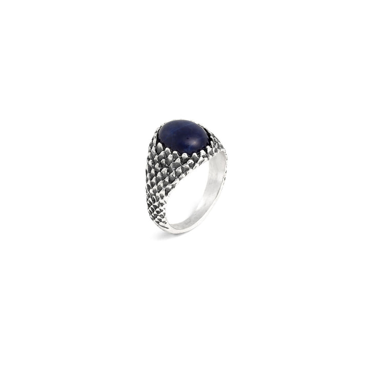 Giovanni Raspini slangenpinkring Ring in 925 zilver en sodaliet 12560