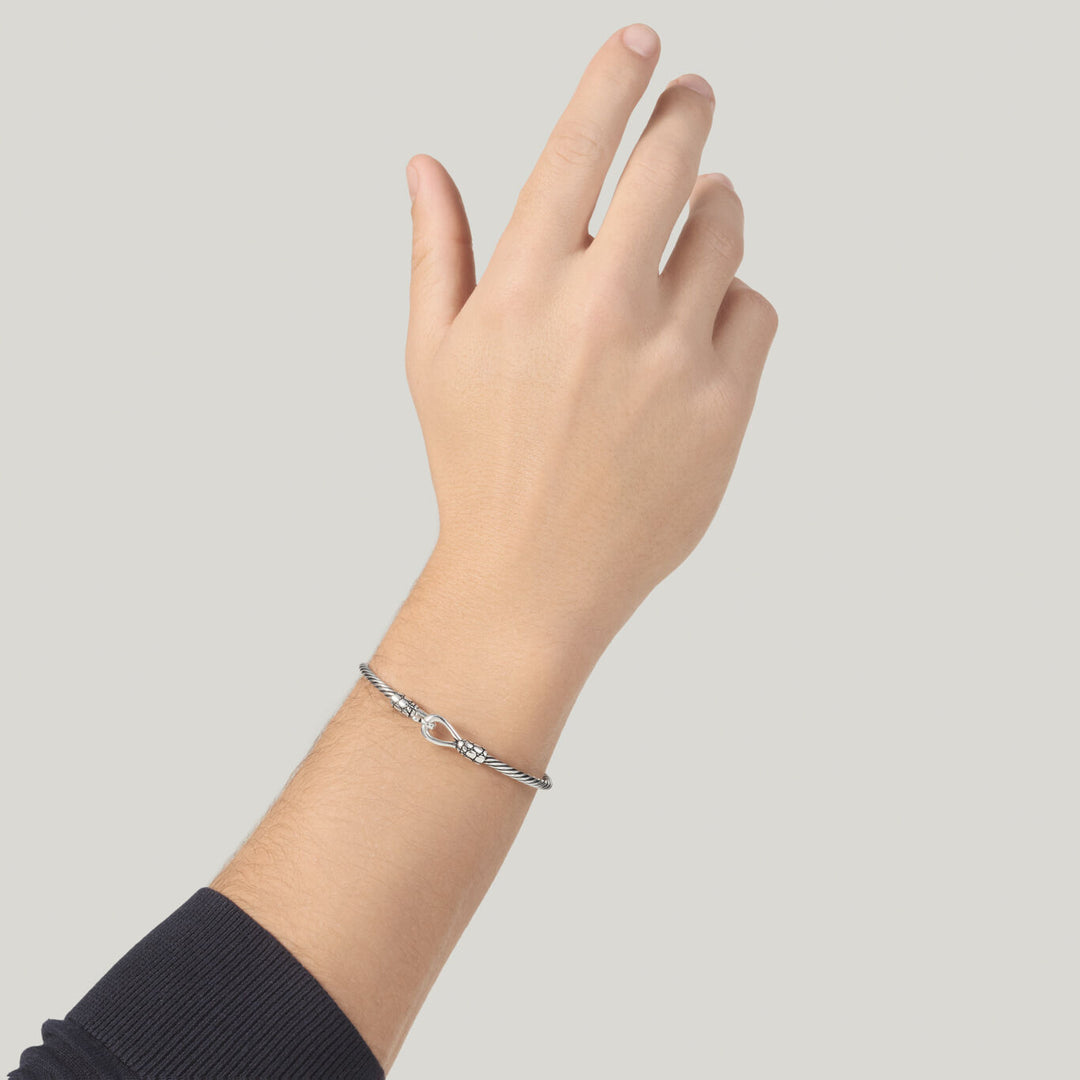 Bracelet croco rigide Giovanni Raspini Bracelet en argent 925 12567