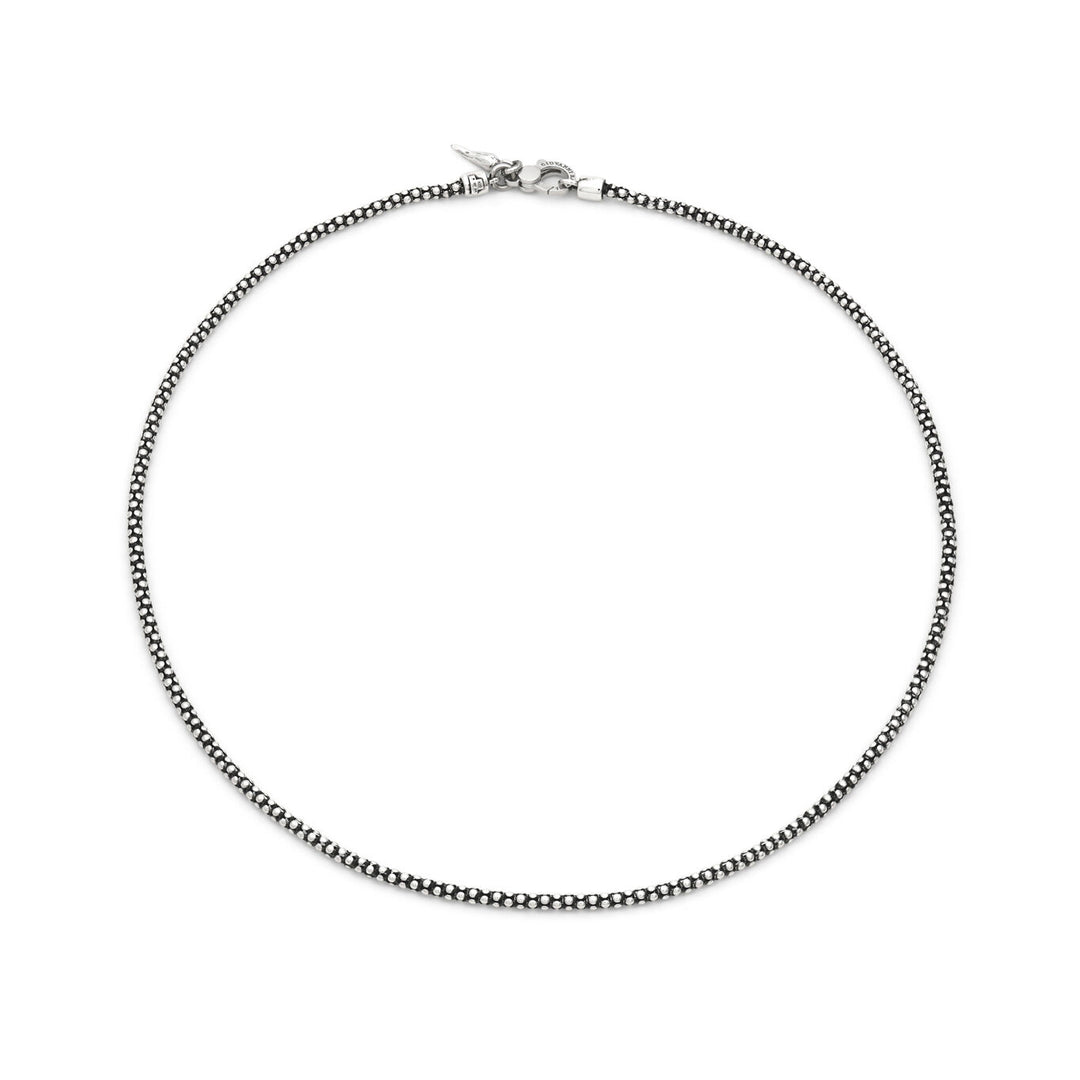 Collier en maille pop-corn Giovanni Raspini, collier en argent 925 12578