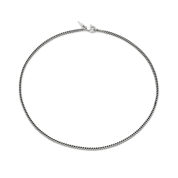 Giovanni Raspini kleine vierkante grumetta ketting 925 zilveren ketting 12579