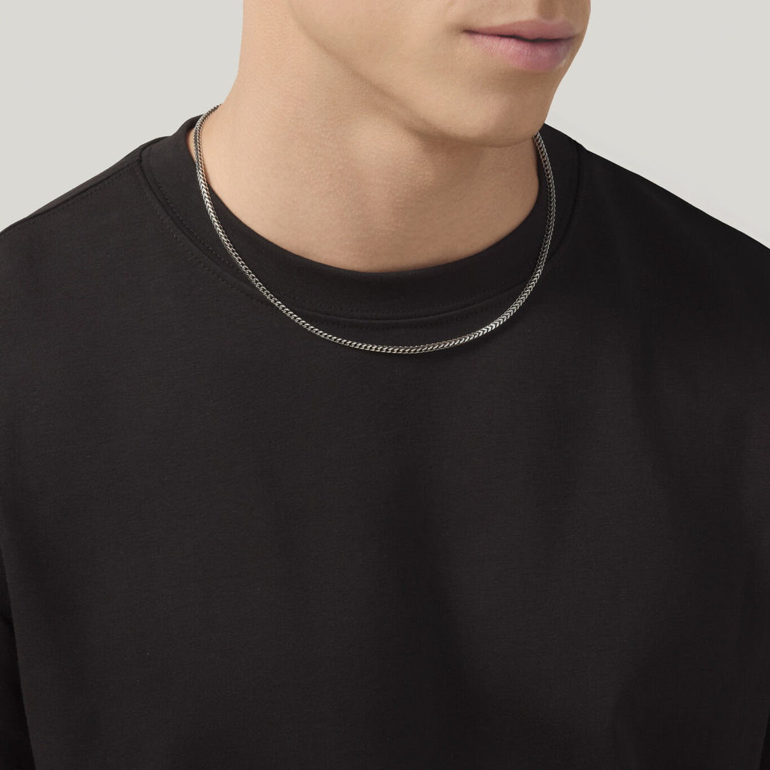 Giovanni Raspini kleine vierkante grumetta ketting 925 zilveren ketting 12579