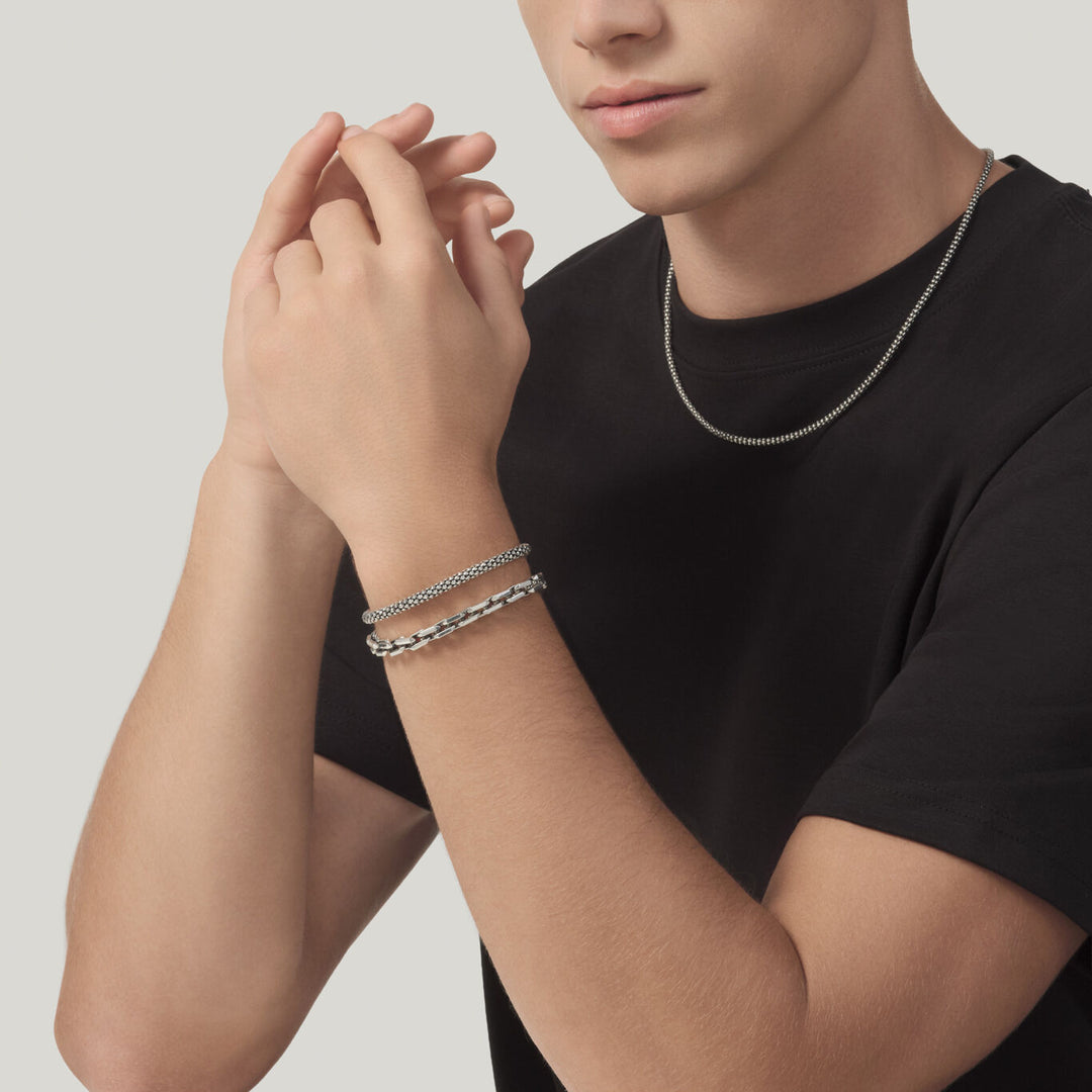 Giovanni Raspini Popcorn-Mesh-Armband Armband aus 925er Silber 12580