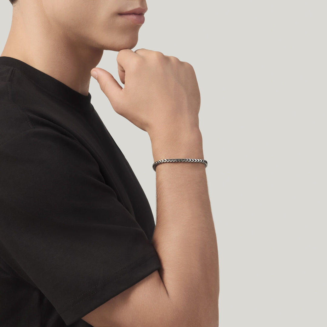 Giovanni Raspini quadratisches Grumetta-Armband 925 Silber Armband 12582