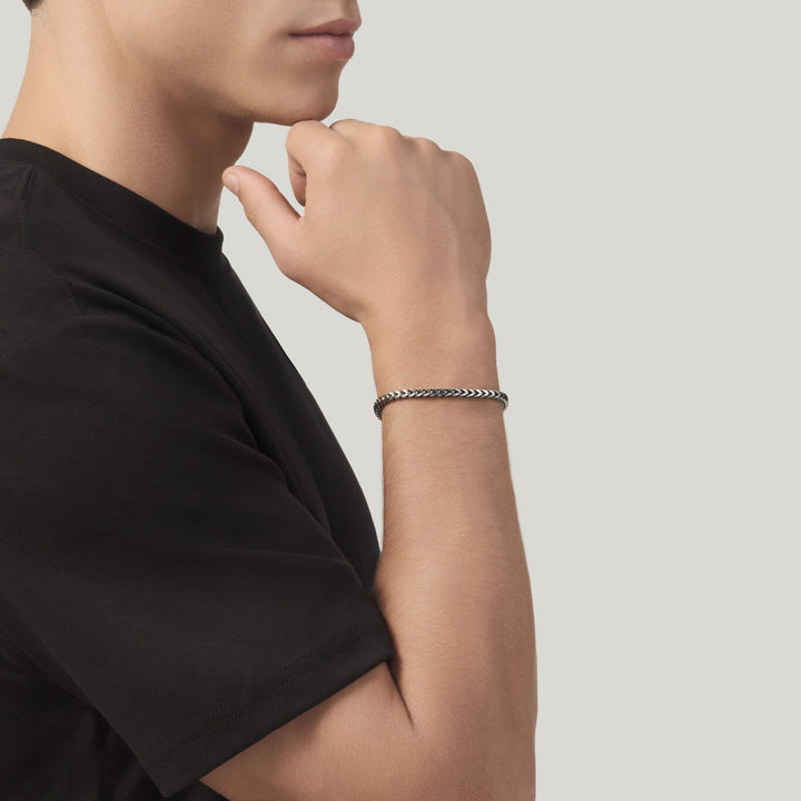 Giovanni Raspini quadratisches Grumetta-Armband 925 Silber Armband 12582