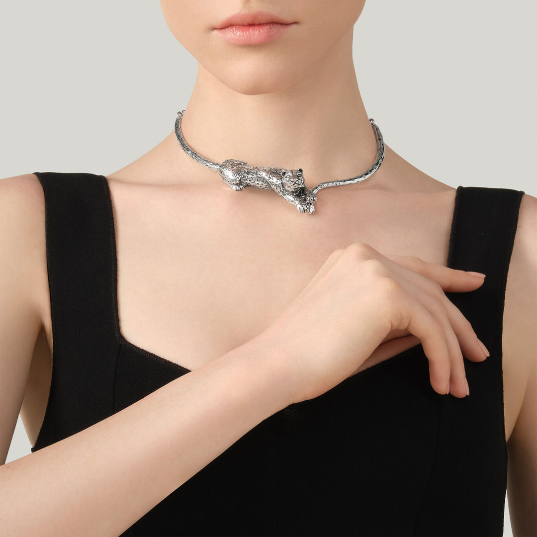 Giovanni Raspini luipaardketting 925 Zilveren ketting 12586