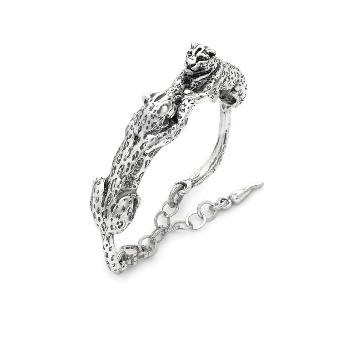 Giovanni Raspini luipaardarmband 925 zilveren armband 12588
