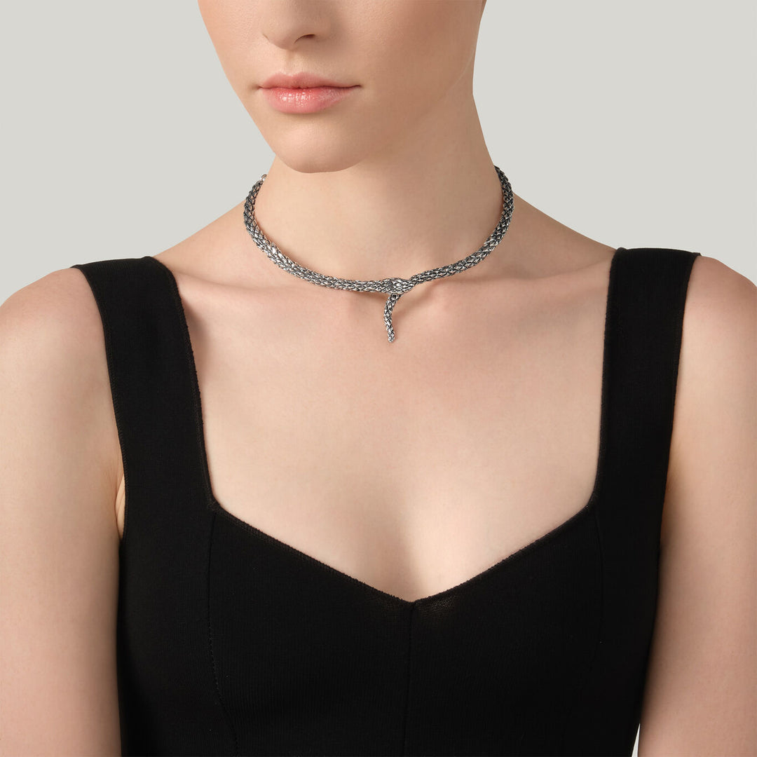 Giovanni Raspini slangenketting 925 zilveren ketting 12589