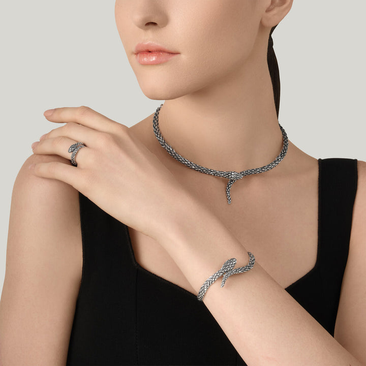 Giovanni Raspini slangenarmband 925 zilveren armband 12591