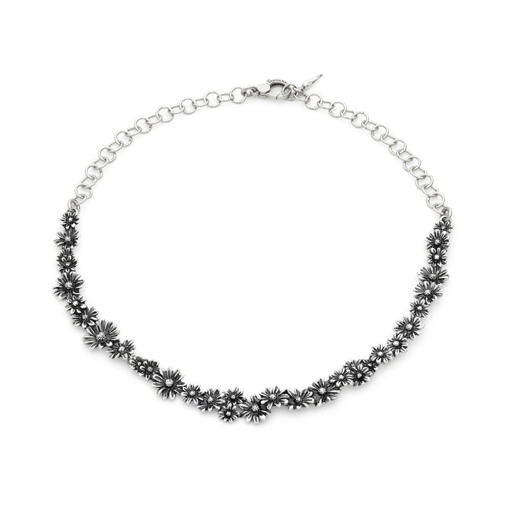 Giovanni Raspini madeliefjeketting Ketting in 925 12600 zilver