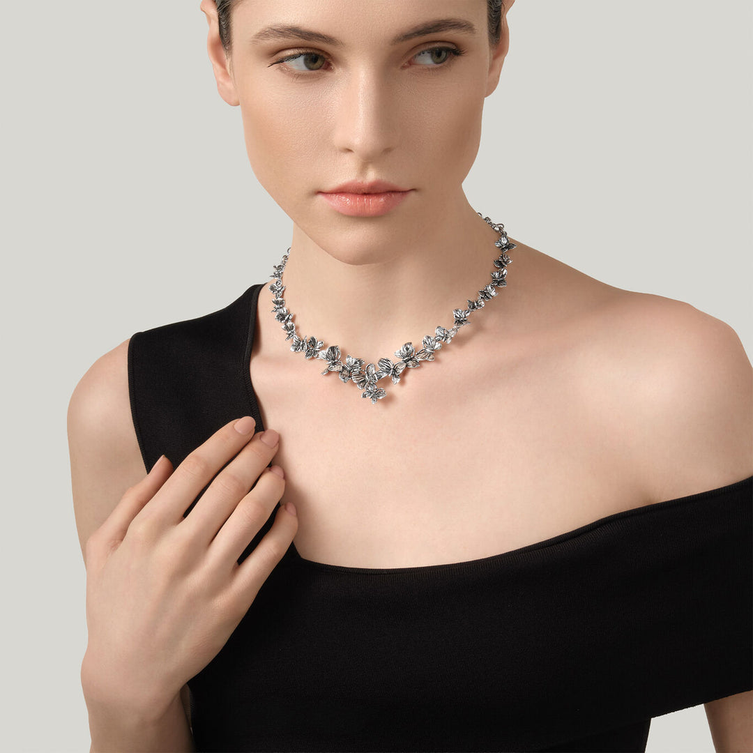Giovanni Raspini vlinderketting 925 zilveren ketting 12602