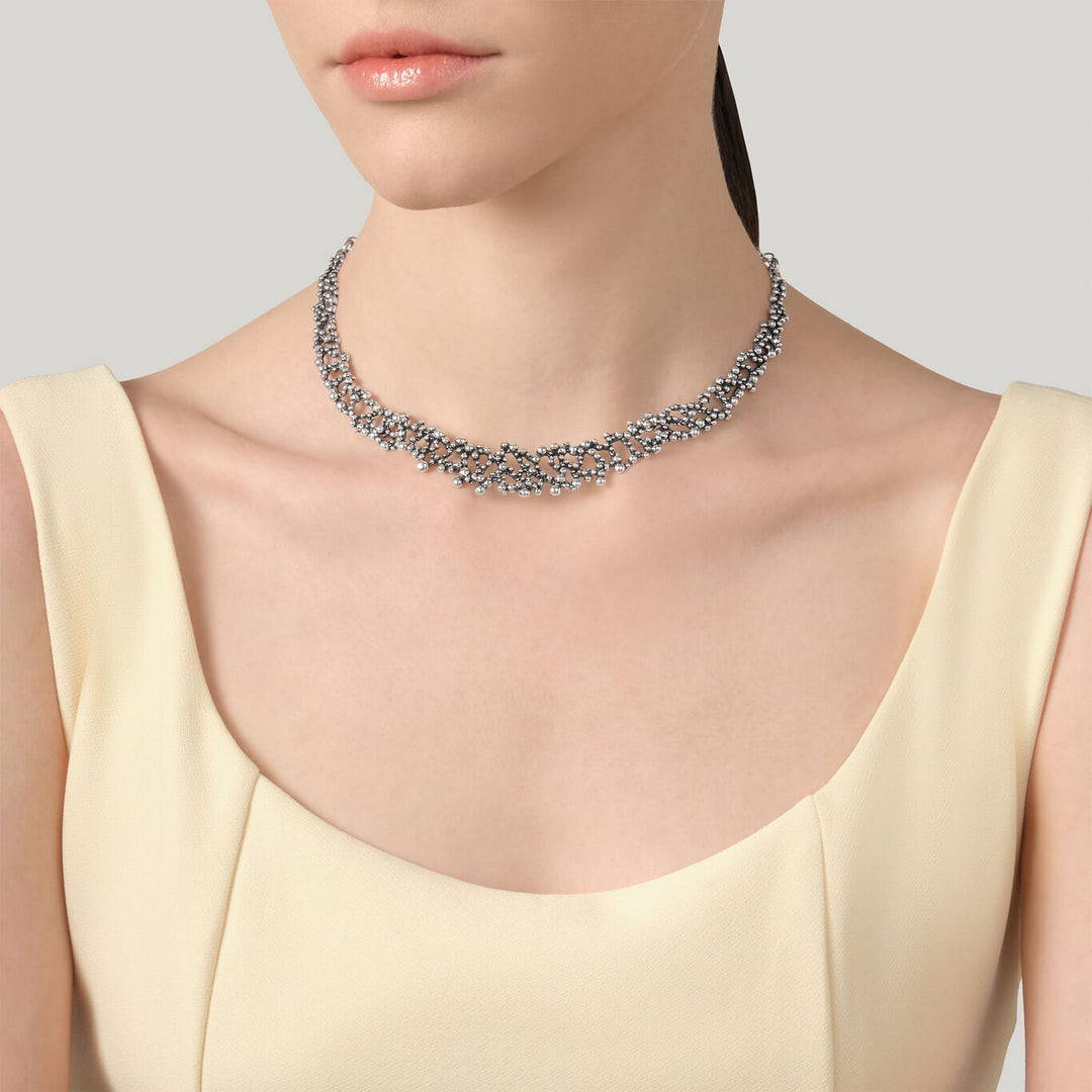 Giovanni Raspini perlage ketting 925 zilveren ketting 12605