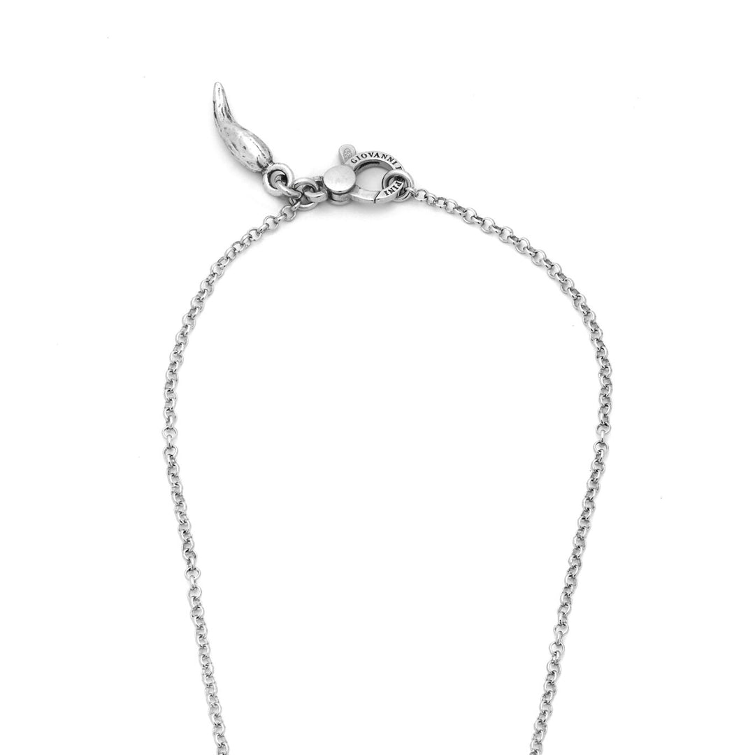 Giovanni Raspini ketting met dubbel hart 925 zilveren ketting 12610