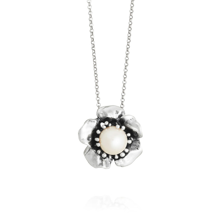 Giovanni Raspini magnolia hanger ketting in 925 zilver 12632