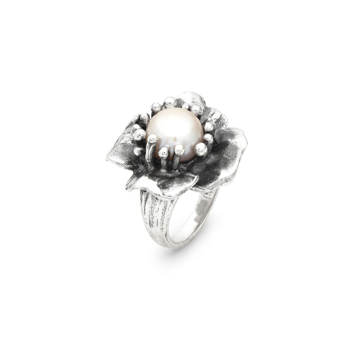 Giovanni Raspini magnoliaring 925 zilveren ring 12636