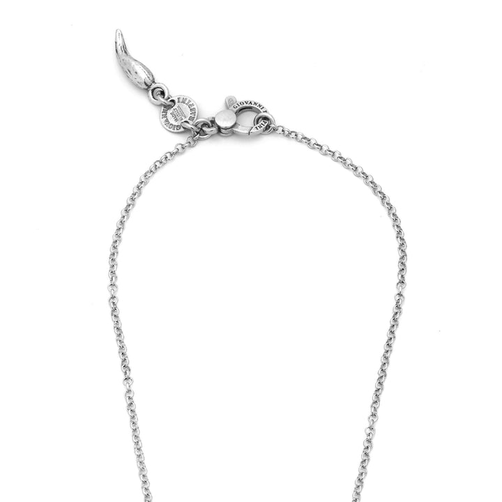 Pendentif Giovanni Raspini Aura - Collier en argent 925, perles naturelles et onyx - 12686