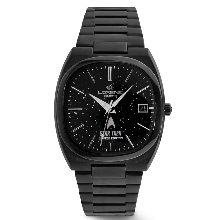 Lorenz horloge STAR TREK Deep Space Limited Edition 40x36 mm zwart automatisch staal zwarte PVD afwerking 030287LE