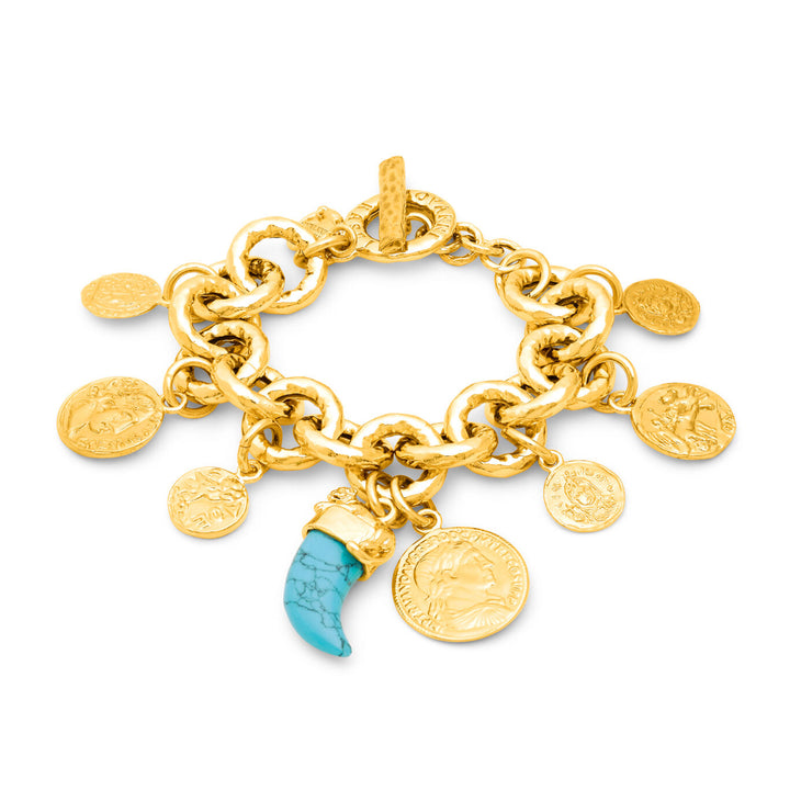 Giovanni Raspini Pueblo Coin Bracelet bronze doré N0006