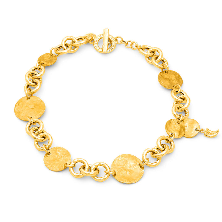 Giovanni Raspini Dakota ketting verguld brons N0008