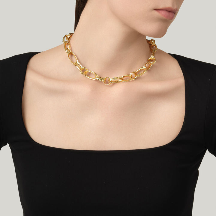 Giovanni Raspini yuma ketting 18 kt vergulde ketting N0042