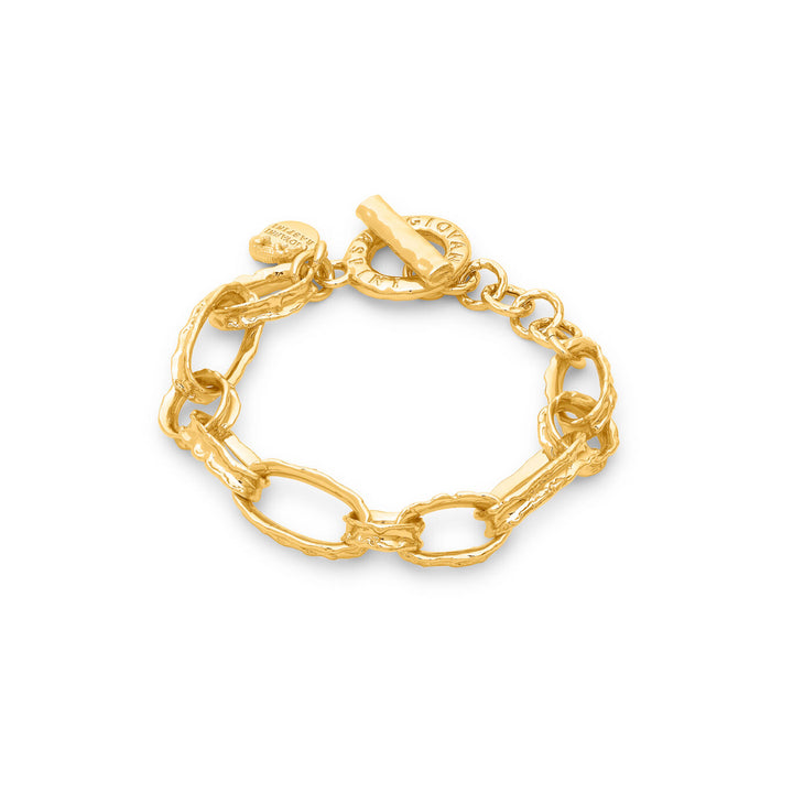 Giovanni Raspini yuma schakelarmband 18kt vergulde armband N0043