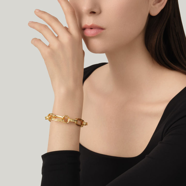 Giovanni Raspini yuma schakelarmband 18kt vergulde armband N0043