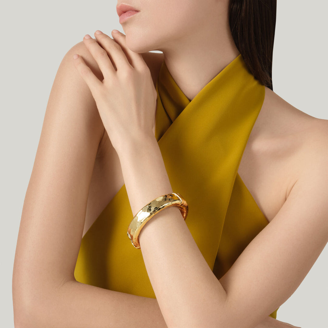 Giovanni Raspini grote jasmijn armband 18kt vergulde armband N0052