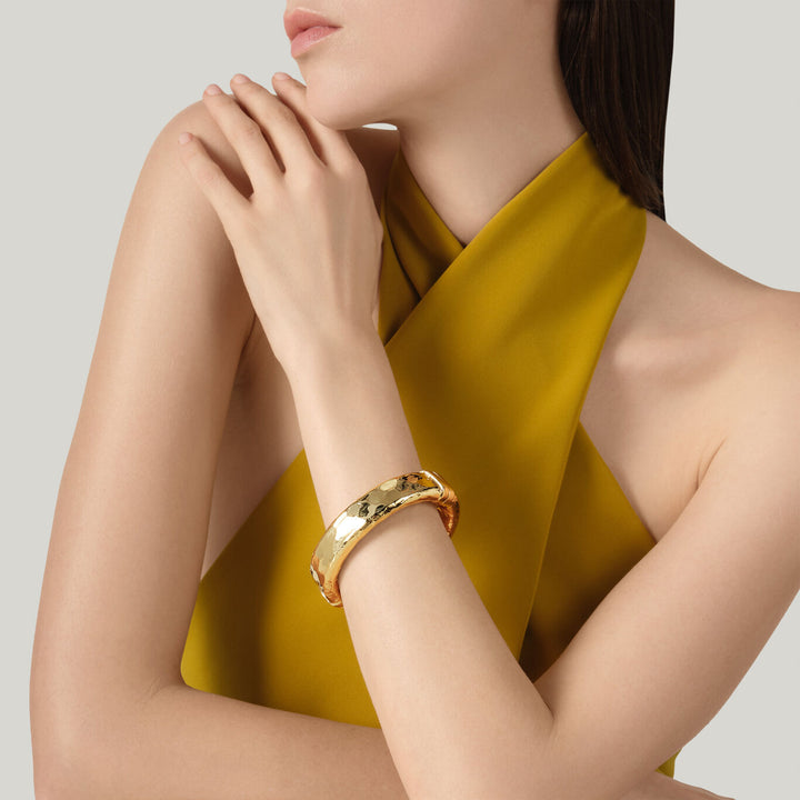 Giovanni Raspini grote jasmijn armband 18kt vergulde armband N0052