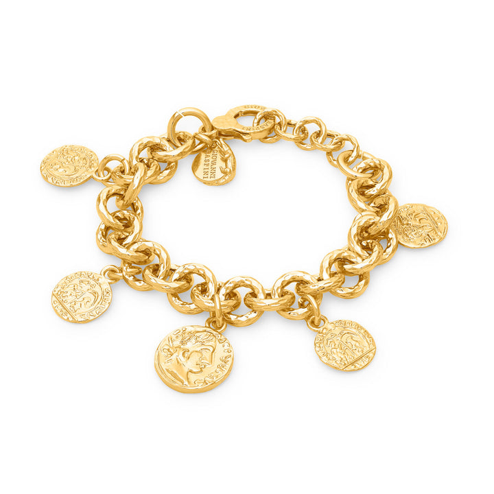Giovanni Raspini pueblo muntarmband 18kt vergulde armband N0069