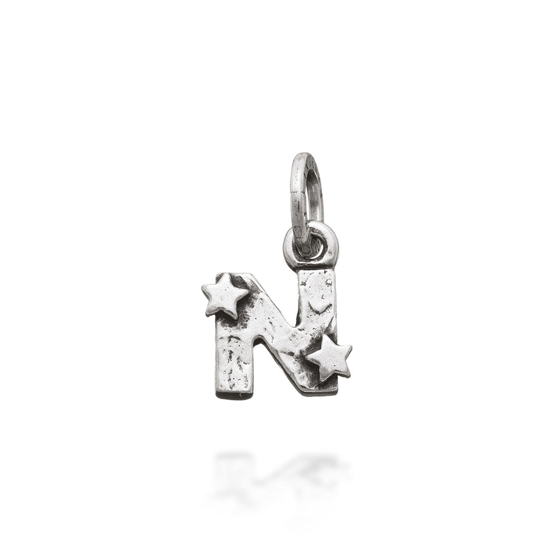 Giovanni Raspini Charm "N" avec étoiles 6658