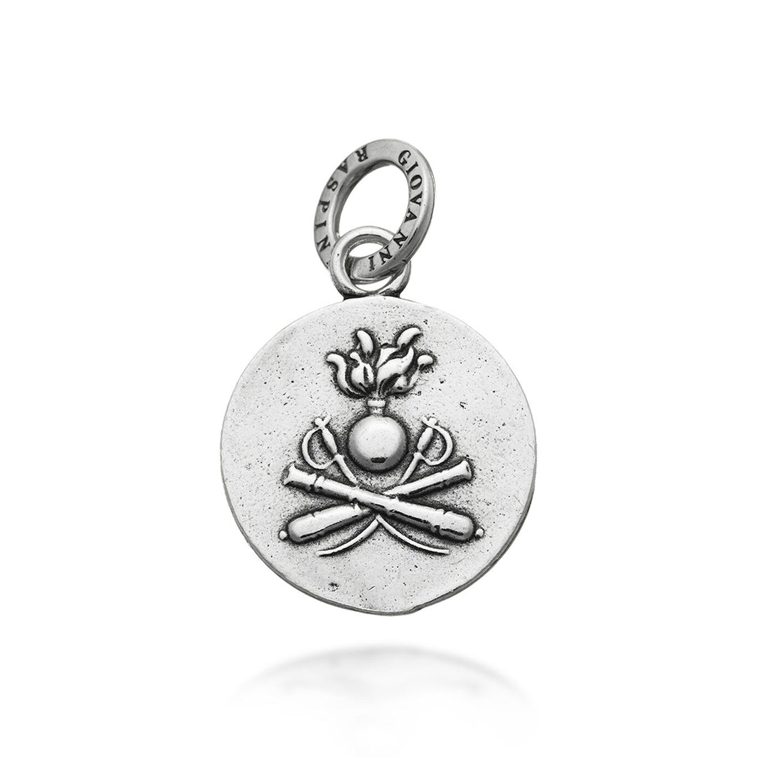 Giovanni Raspini Charm Artillery Medal 6904
