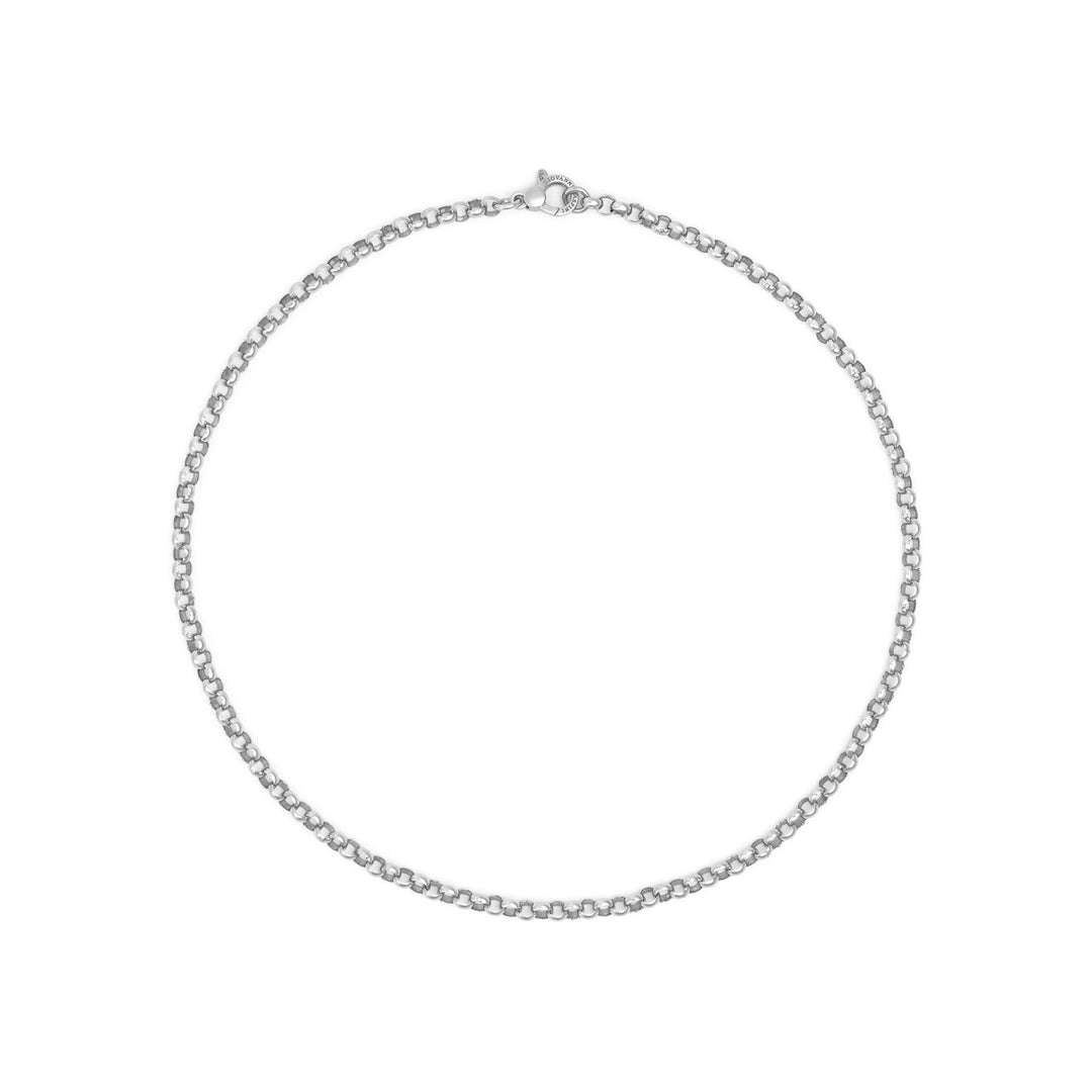 Giovanni Raspini small Rolò chain necklace 90cm 925 silver 7154/60