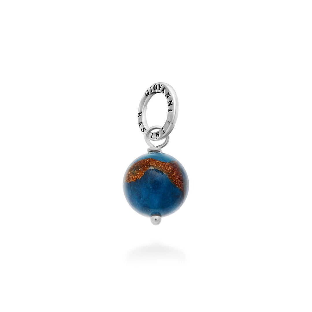 Giovanni Raspini Charm Blauer Achat und Bronzit 10026