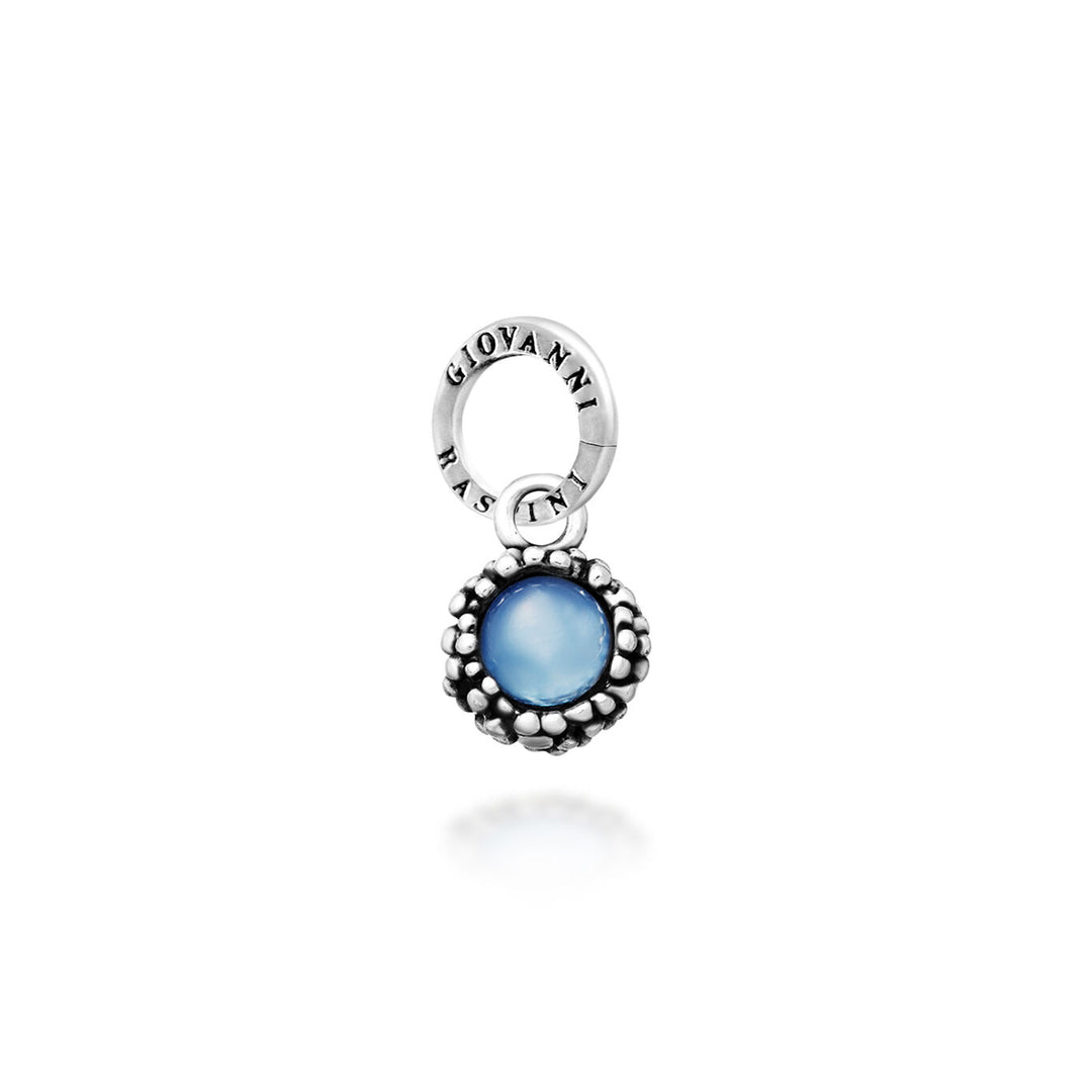 Giovanni Raspini Charm Blauer Achat Perlage 10857