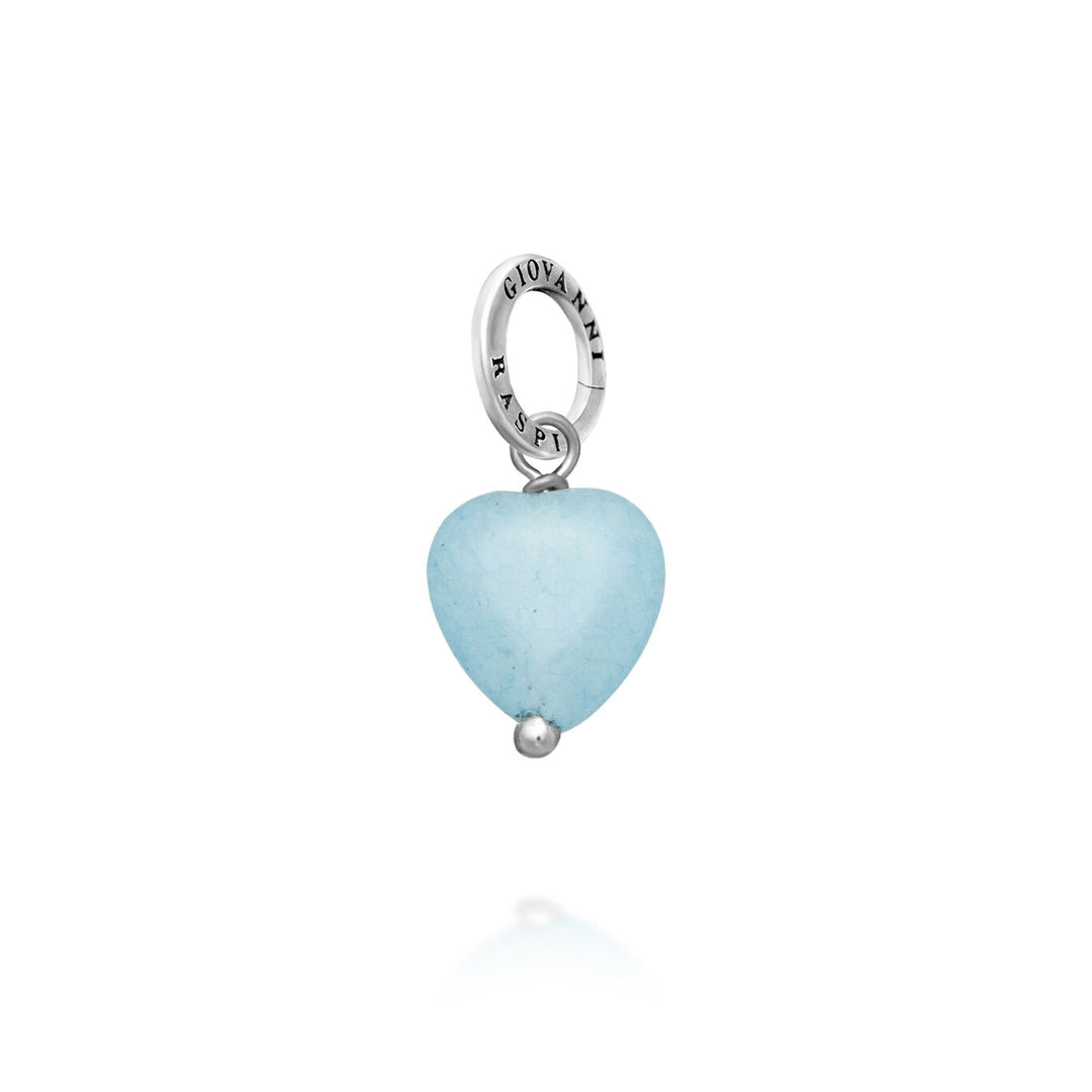 Giovanni Raspini Angelite Heart Charm 11624
